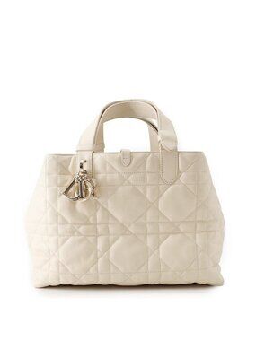 Dior Handbag Macro Cannage Toujours Medium Leather Bag
